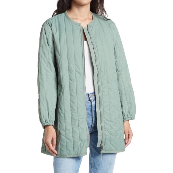 Club Monaco Jackets & Blazers - NWT Club Monaco Lightweight Quilted Jacket in Green/Vert